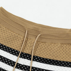 Burberry Morris Icon Stripe Shorts in Beige