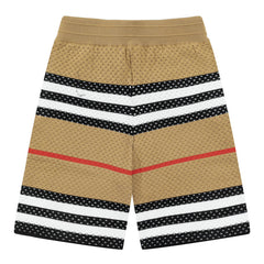 Burberry Morris Icon Stripe Shorts in Beige