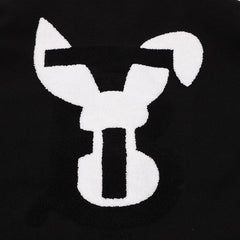 Burberry Rabbit Appliqué Technical Wool Bomber Jacket Oversize