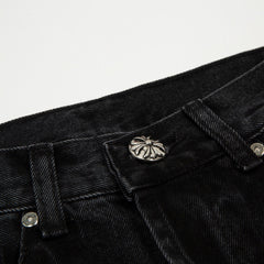 Chrome Hearts Patch Denim Shorts