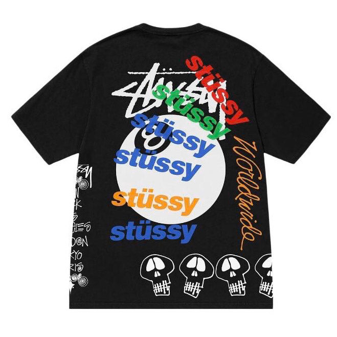 STUSSY SS23 TEST STRIKE PIGMENT DYED TEE – BOGTOM