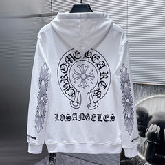 Chrome Hearts Hoodie Zipper White #8310