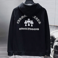 Chrome Hearts Hollywood Embroidery Full Zip-up Hoodie