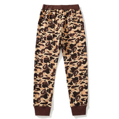 BAPE Camouflage shark head print pants