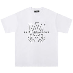 AMIRI Classic Letter Logo Printing T-Shirts