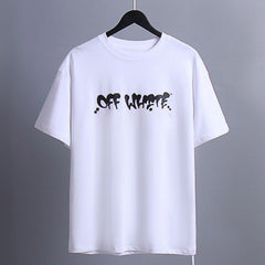 OFF WHITE Creative Letter Printing T-Shirts