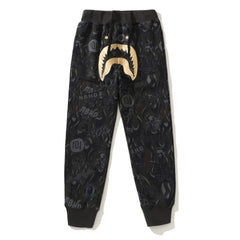 BAPE Gold Letter  Pants