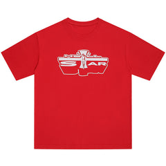 Hellstar Studios Jesus Emblem T-Shirt Red