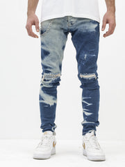 BT Bleached on Blue Jeans