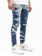 BT Bleached on Blue Jeans