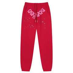 Sp5der 555 Young Thug Pant-Red #8203