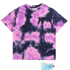OFF WHITE Tie-dye Solid Arrows crewneck pullover T-shirts