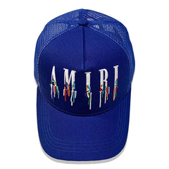 AMIRI Paint Drip Core Logo Trucker Caps