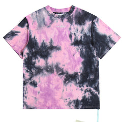 OFF WHITE Tie-dye Solid Arrows crewneck pullover T-shirts