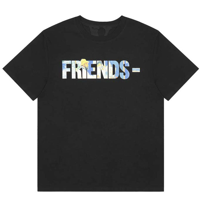 VLONE Fast X FRIENDS Monet oil painting T-Shirts – BOGTOM