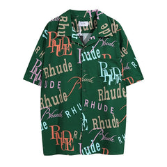 Rhude Letter Logo Shirt