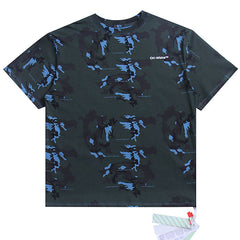 OFF WHITE Tie-dye Panda Arrows crewneck pullover T-shirts