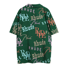 Rhude Letter Logo Shirt