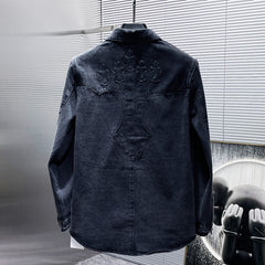 Chrome Hearts Denim Shirt  #8184