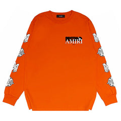 Amiri Letter Print Long Sleeve T-Shirts