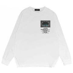 Amiri Cashew Flowers Long Sleeve T-Shirts